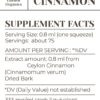 suplemento vegano canela de ceilán sin aditivos