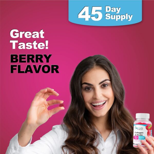 suplemento vegano colágeno biotina DOCTORS FINEST en gominola