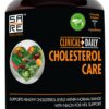 Version 1.0.0 Suplemento vegano Clinical Daily para colesterol en botella con cápsulas