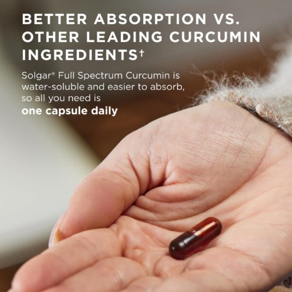 Detalles del envase Solgar Full Spectrum Curcumin