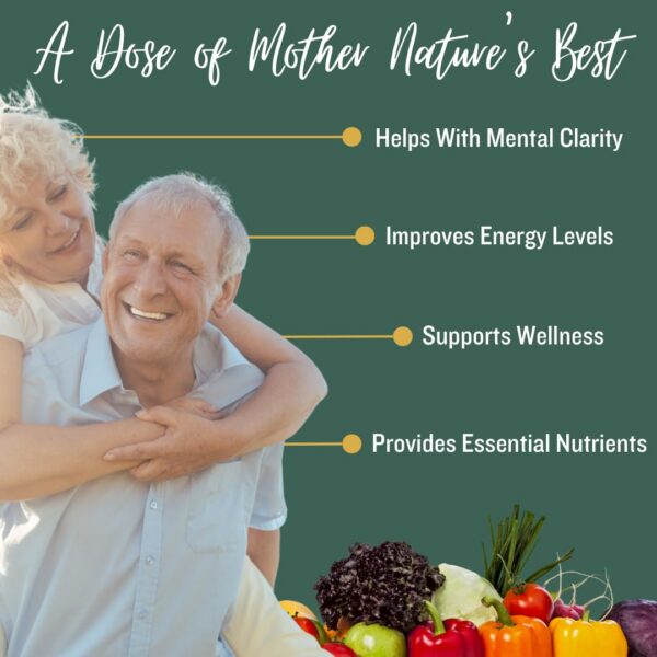 Suplemento vegano diario con superalimentos hecho en EE.UU.