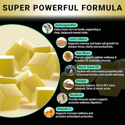 Suplemento vegano en gomitas con múltiples ingredientes naturales