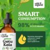 Suplemento vegano de Gotu Kola líquido sin alcohol