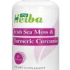 Suplemento vegano de musgo marino irlandés y cúrcuma curcumina