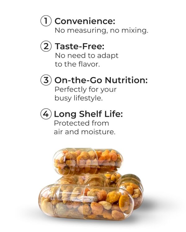 Suplemento vegano de polen de abeja para hombres y mujeres