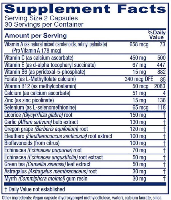 Suplemento vegano para sistema inmunológico