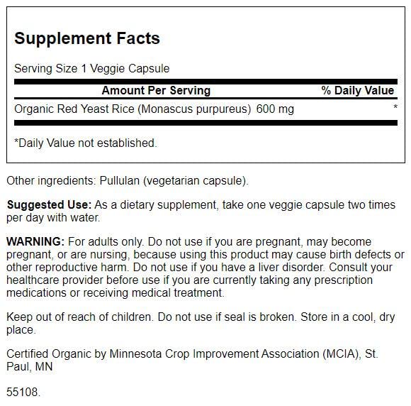 Version 1.0.0 Suplemento vegano Swanson para salud cardiovascular y colesterol