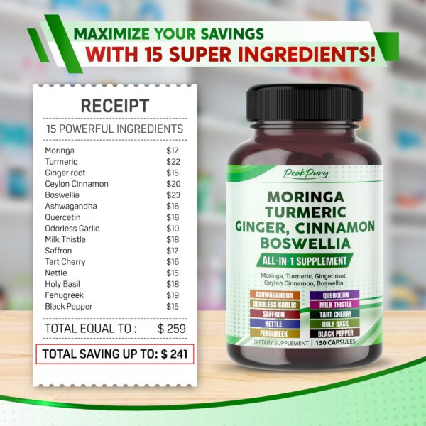 Suplemento vegetal vegano con ingredientes para bienestar