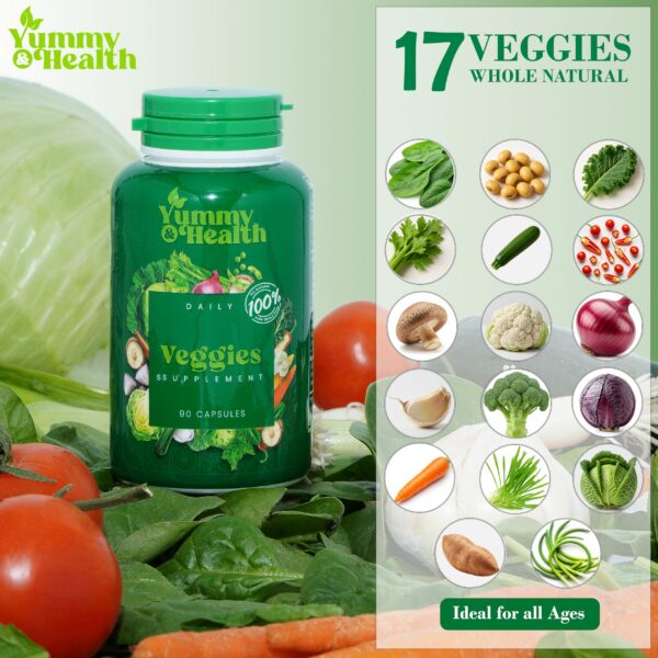 Suplemento vegetal Yummy & Health para energía e inmunidad