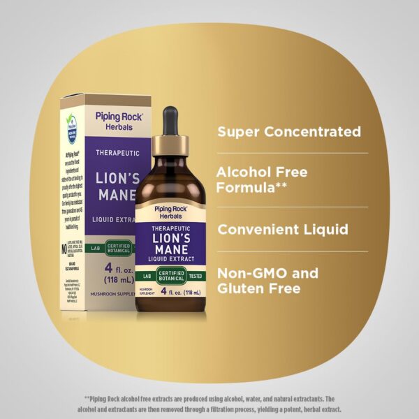 Suplemento vegetariano extracto Melena de León Piping Rock