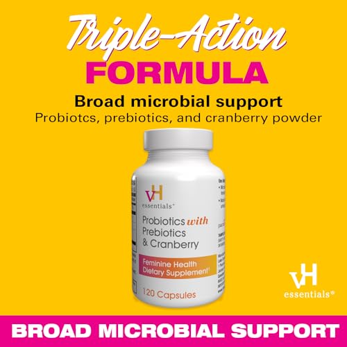Version 1.0.0 Suplemento vH essentials 120 cápsulas salud vaginal y urinaria