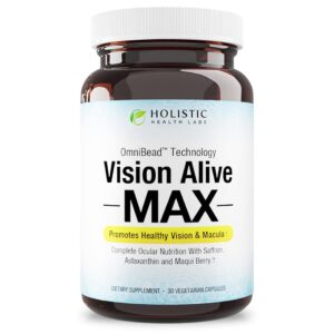 Suplemento Vision Alive Max para salud ocular con 8 ingredientes naturales