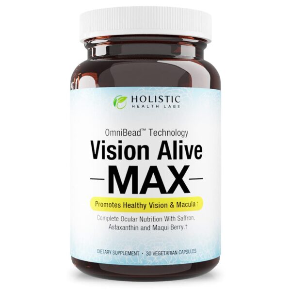 Version 1.0.0 Suplemento Vision Alive Max para salud ocular con 8 ingredientes naturales