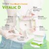 Suplemento Vitalic D para detox y salud del colon sin dolor