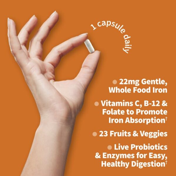 Suplemento Vitamin Code Raw Iron para energía