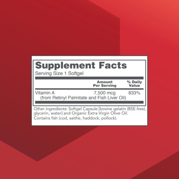 Suplemento vitamina A Protocol For Life Balance para apoyo inmunológico