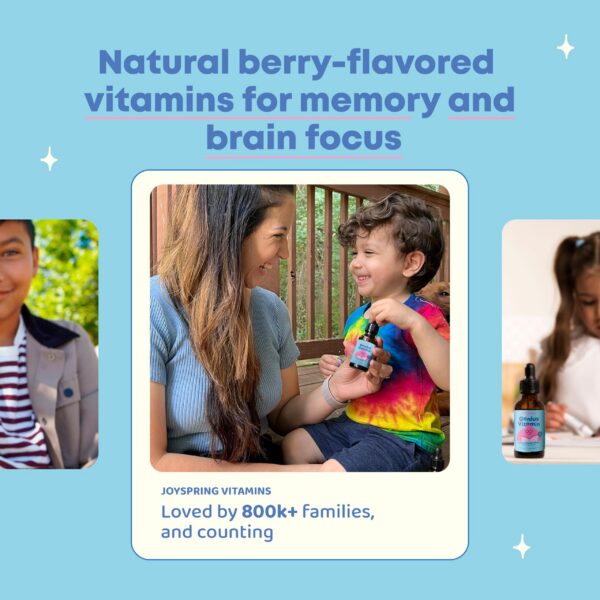 Suplemento de vitamina B líquida para niños JoySpring en botella