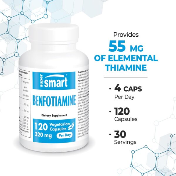Suplemento vitamina B1 Supersmart calidad superior