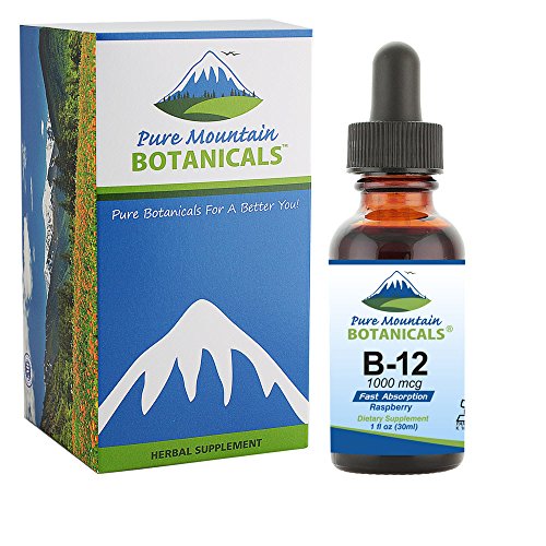 Suplemento vitamina b12 líquido kosher Pure Mountain