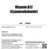 Version 1.0.0 Suplemento de vitamina B12 BulkSupplements polvo puro