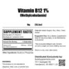 Suplemento vitamina b12 sin gluten polvo metilcobalamina