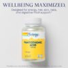 Suplemento vitamina B5 ácidopantoténico para metabolismo energía
