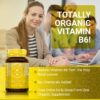 Suplemento vitamina B6 natural en cápsulas orgánicas True Veda