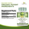 Suplemento natural vitamina C Amla para piel y energía