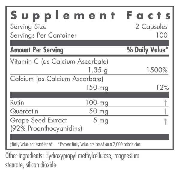 Suplemento vitamina C Esterol Ester-C apoyando sistema inmune