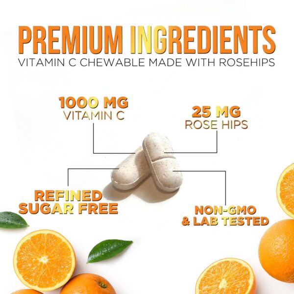 Suplemento vitamina c extra fuerza Nature's Peak 120 tabletas