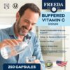 Suplemento vitamina C Freeda 500mg para sistema inmunológico