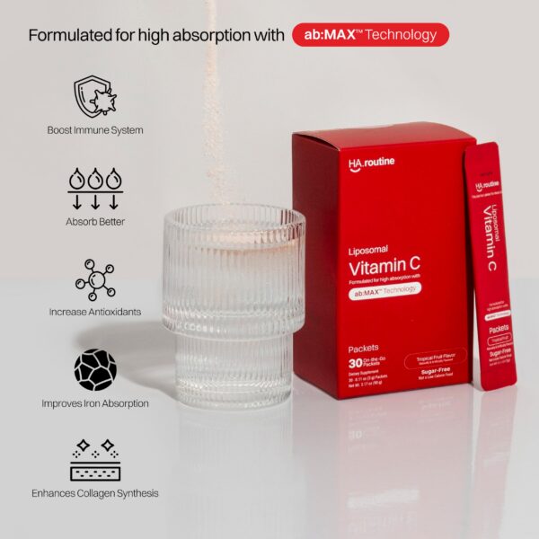 Suplemento vitamina c liposomal Haroutine sin azúcar 30 paquetes