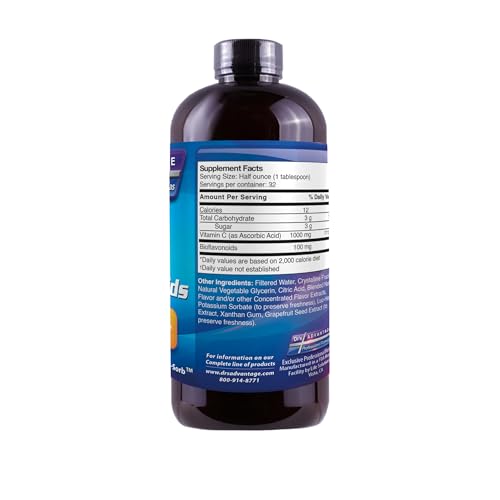 Suplemento vitamina c líquida con bioflavonoides Drs Advantage