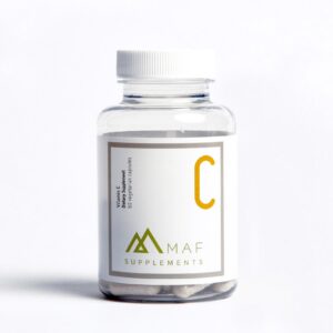 Suplemento vitamina c MAF cápsulas vegetarianas envase frontal