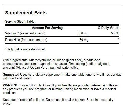 Suplemento vitamina c Swanson escaramujo salud piel