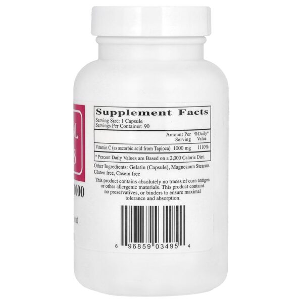 Suplemento Vitamina C Tapioca 90 cápsulas Ecological Formulas