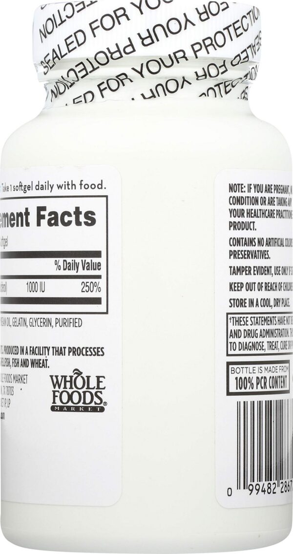 Suplemento vitamina d3 365 everyday value 250 unidades