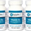 Suplemento vitamina d3 5000 ui softgels Reliable 1