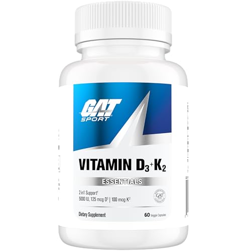 Suplemento vitamina d3 k2 gat sport closeup cápsulas