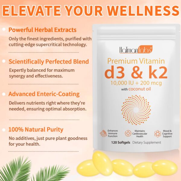 Version 1.0.0 Paquete newseel vitaminas D3 K2 con aceite de coco