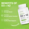 Suplemento Vitamina D3 K2 Noophoric envase frontal