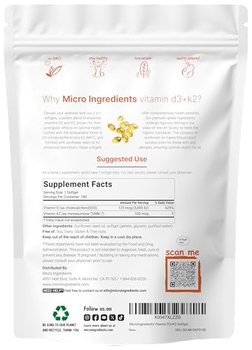 Version 1.0.0 Suplemento de vitamina D3 y K2 para salud ósea