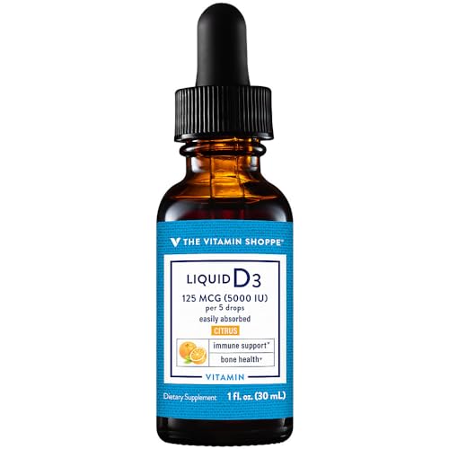 Version 1.0.0 Suplemento vitamina d3 líquida the vitamin shoppe envase lateral
