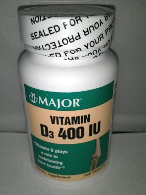 Suplemento vitamina d3 major 400 ui bote