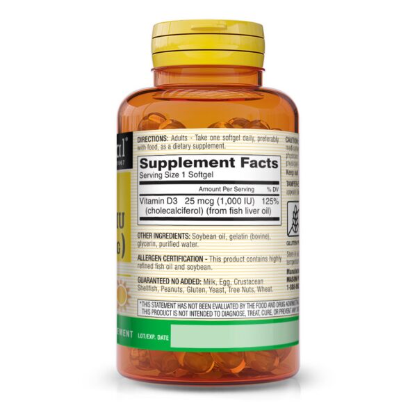 suplemento vitamina d3 mason natural para huesos y músculos