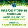 Suplemento vitamina d3 natural factors huesos fuertes