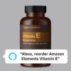Suplemento vitamina E Amazon Elements calidad y pureza
