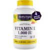 Suplemento vitamina E Healthy Origins empaque lateral