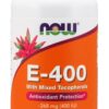 Suplemento de Vitamina E NOW Foods 400 IU paquete triple