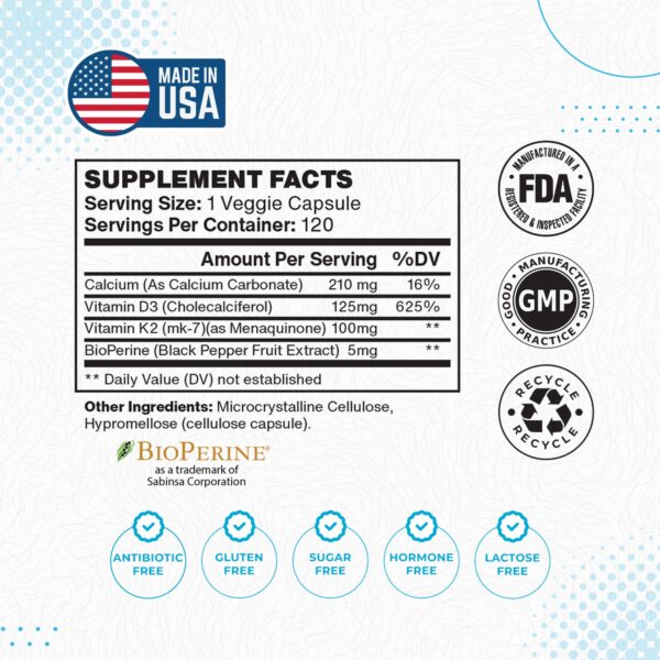 suplemento vitamina k2 d3 biopeine sin alérgenos